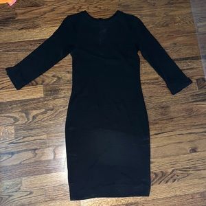 French Connection Black Body Con Dress